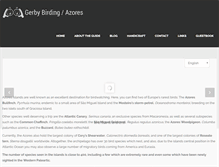 Tablet Screenshot of gerbybirding.com
